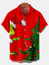 Men's Christmas Funny Graphic Short Sleeve Hawaiian Shirt